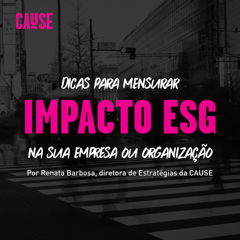 IMPACTO ESG: dicas para mensurar impactos socioambientais na sua empresa ou ONG